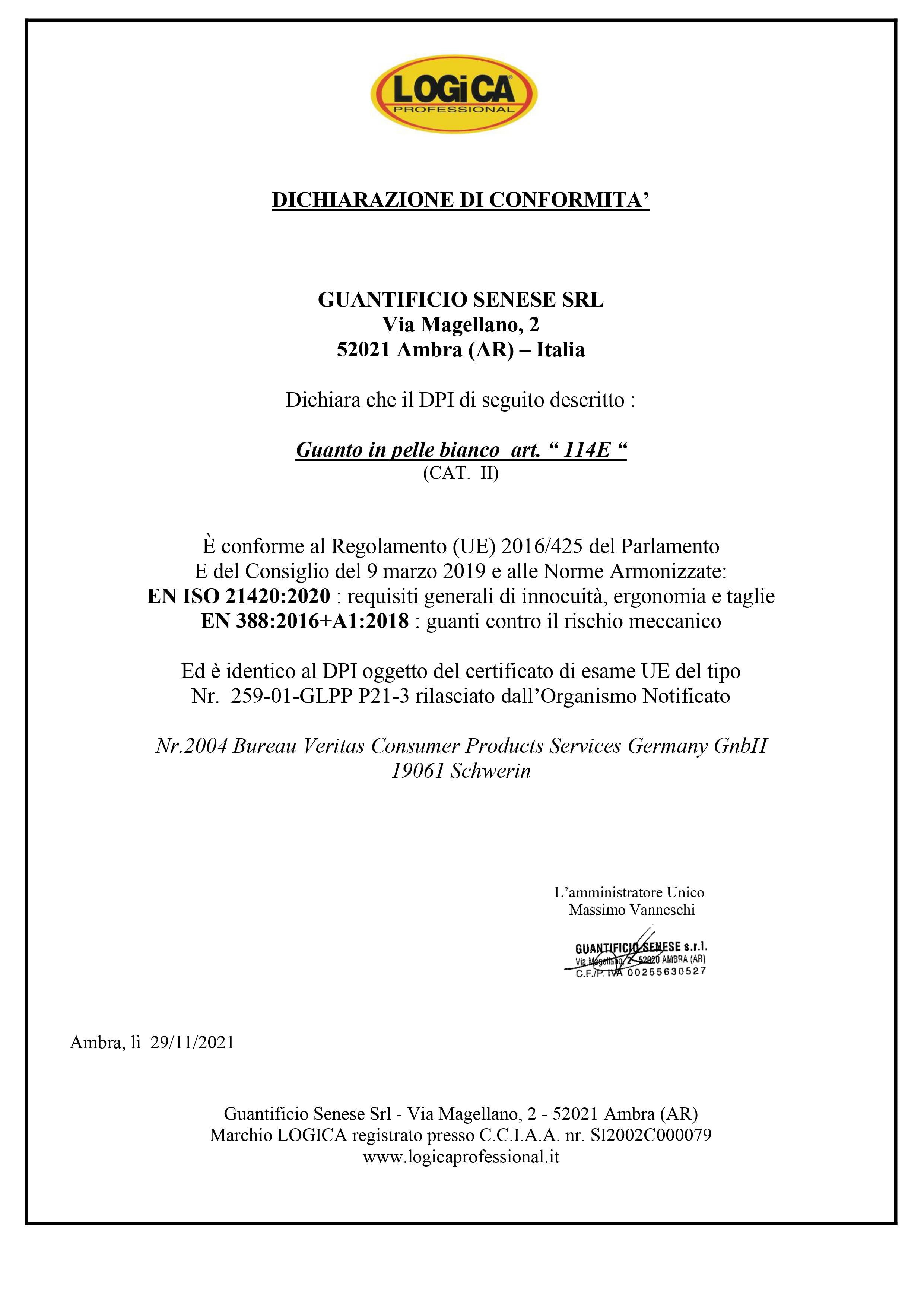 LOGICA - GUANTI Mod: 114E