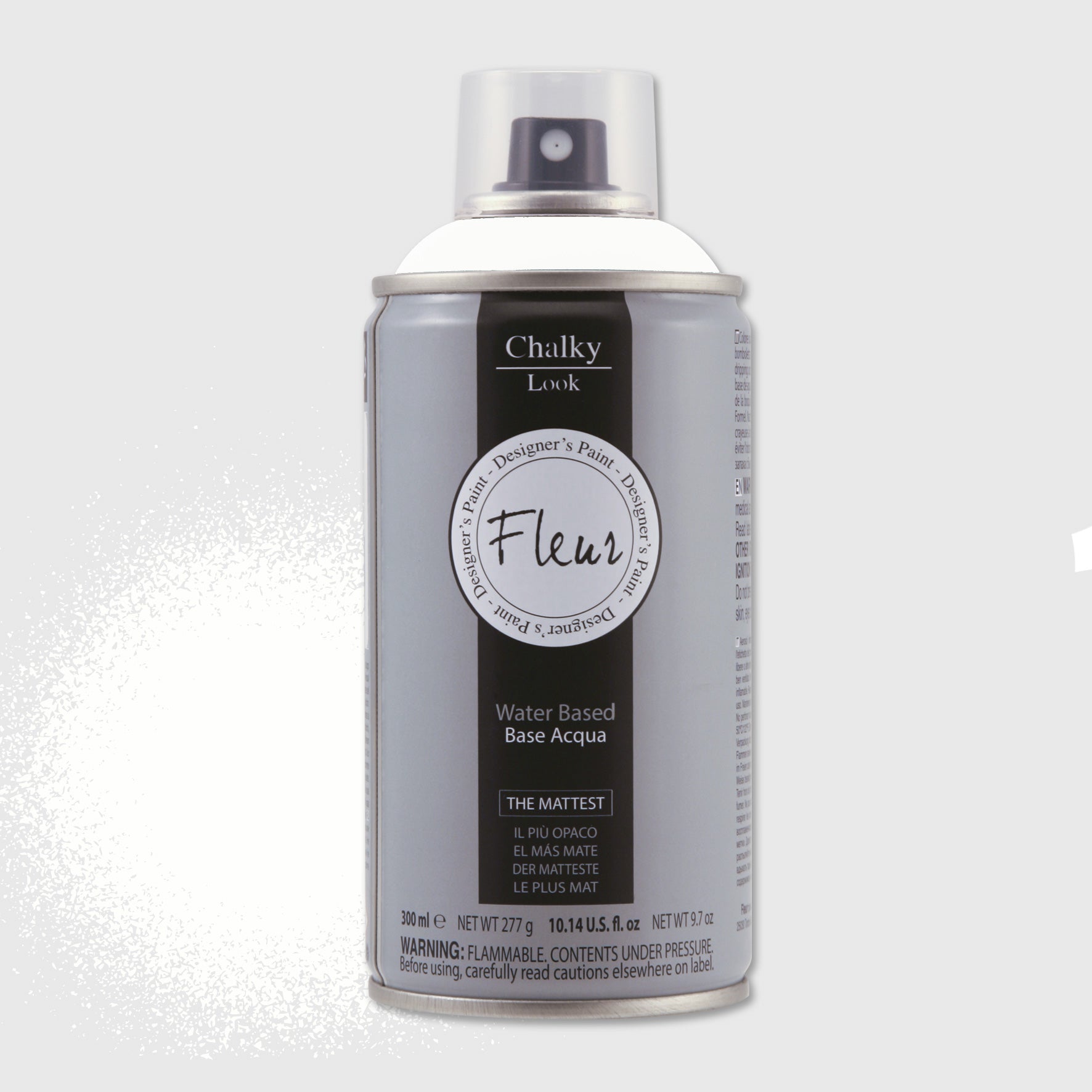 SPRAY FLEUR TITANIUM WHITE F01 CHALKY LOOK A BASE MINERALE ML.300
