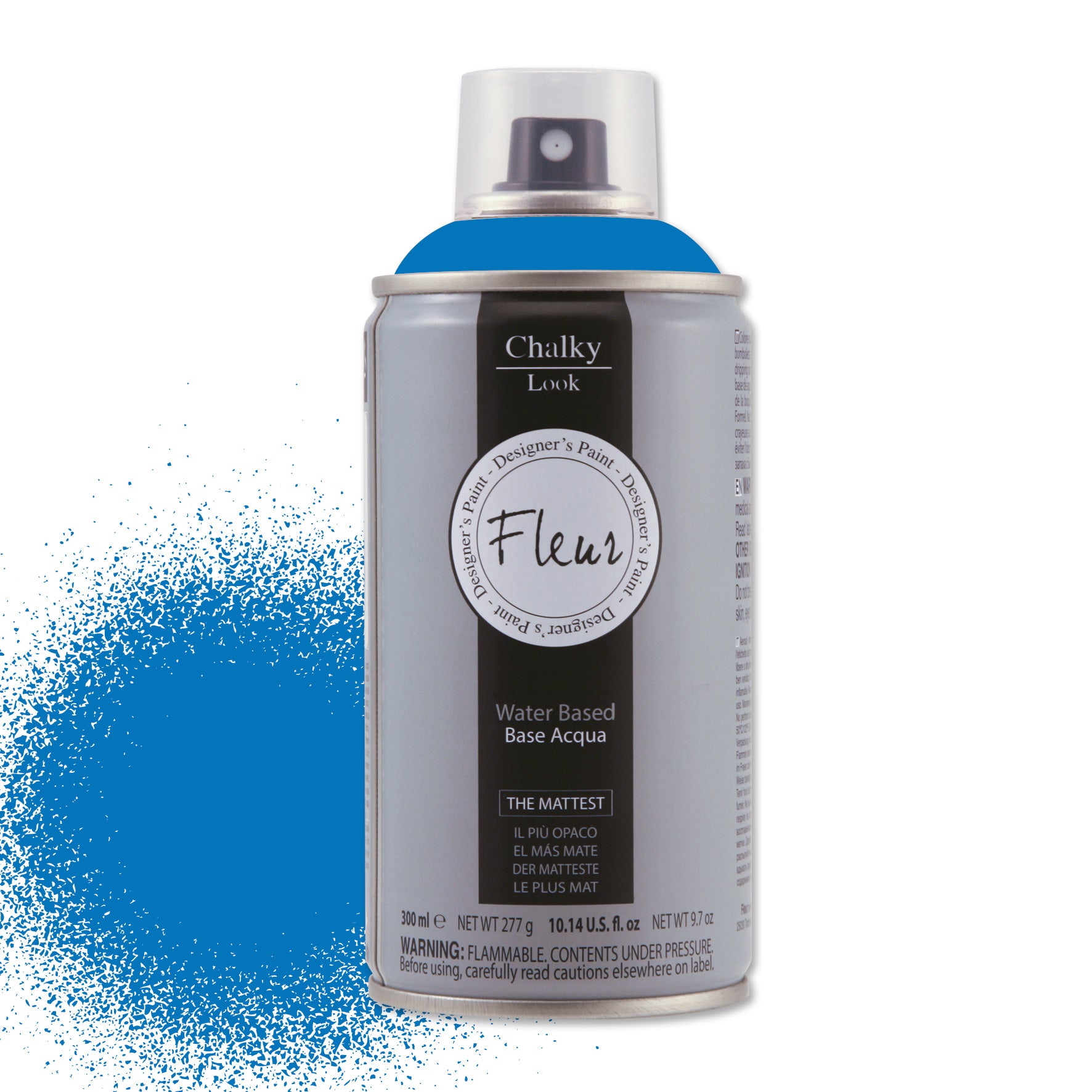 SPRAY FLEUR PRIMARY CYAN F64 CHALKY LOOK A BASE MINERALE ML.300