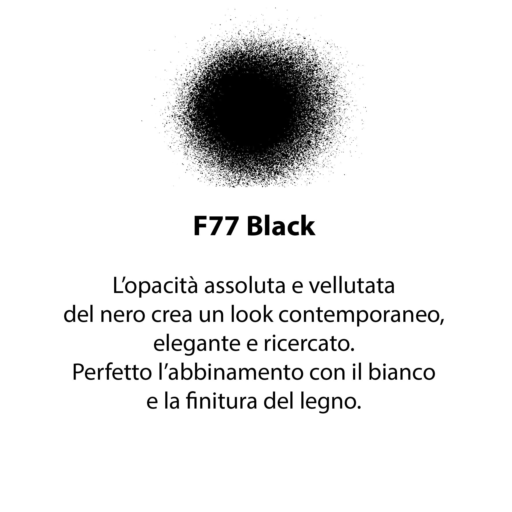 SPRAY FLEUR BLACK F77 CHALKY LOOK A BASE MINERALE ML.300