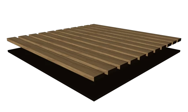 DOGA ARD - SERIE QUADRO LA1321-60 su PET 6009 - Rovere Caldo 1287 - BOX: 4PZ
