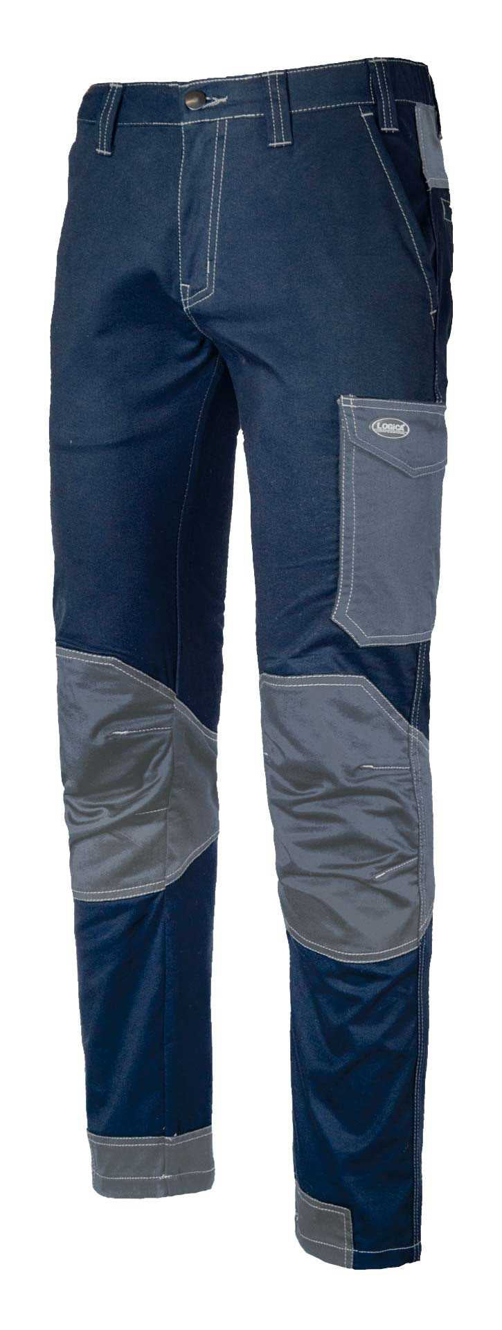 LOGICA - Pantaloni Tecnici da Lavoro Tessuto Stretch Mod: CONDOR 1 - Colore BLU