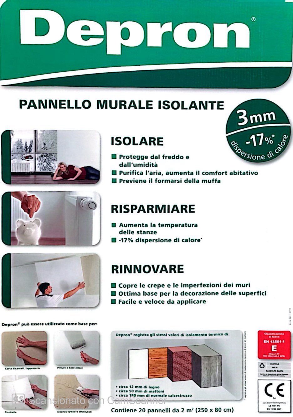 DEPRON SPESS. MM.3 CONFEZIONE DA 40MQ
