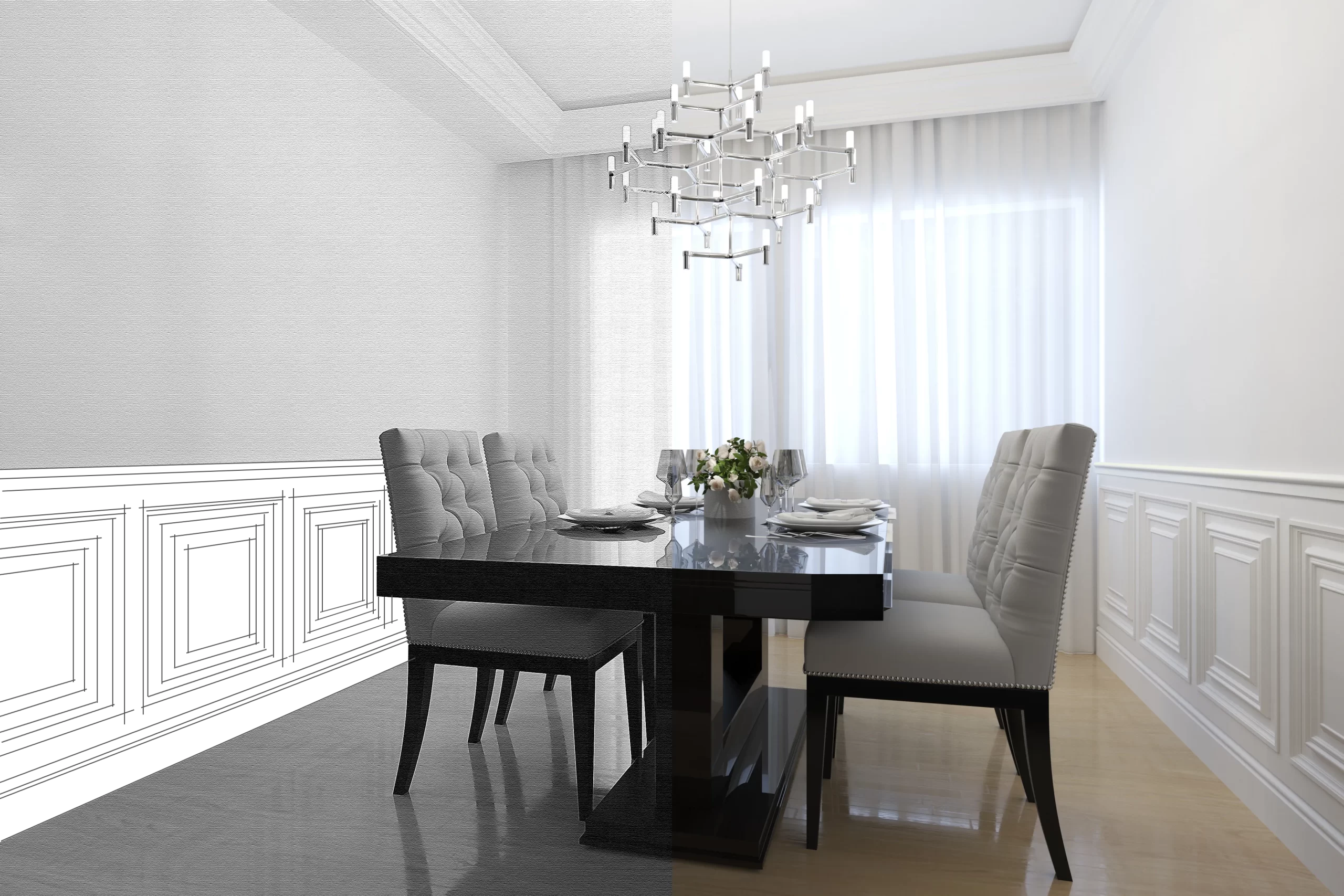 PROFILO ARD - BOISERIE JX109 2000x34x25mm