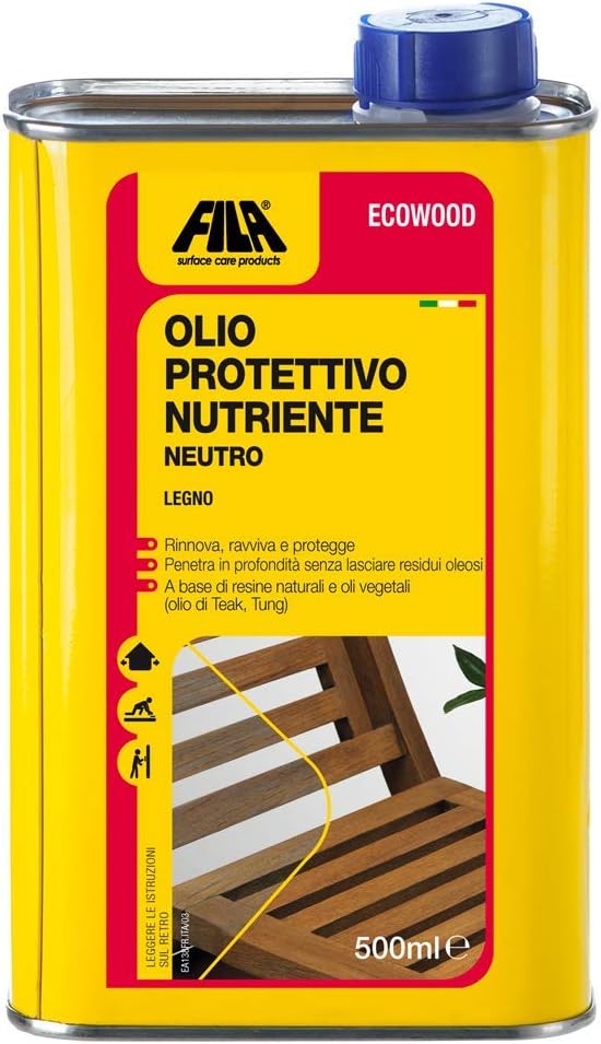FILA - ECOWOOD OLIO NUTRIENTE PROTETTIVO NEUTRO per LEGNO