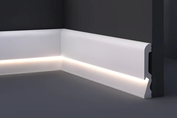 PROFILO ARD - BATTISCOPA SERIE LUCE JX1018 2000x100x18mm
