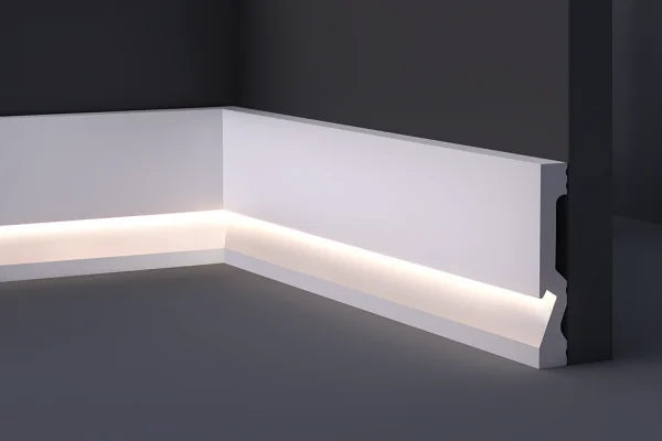 PROFILO ARD - BATTISCOPA SERIE LUCE JX181 2000x100x18mm