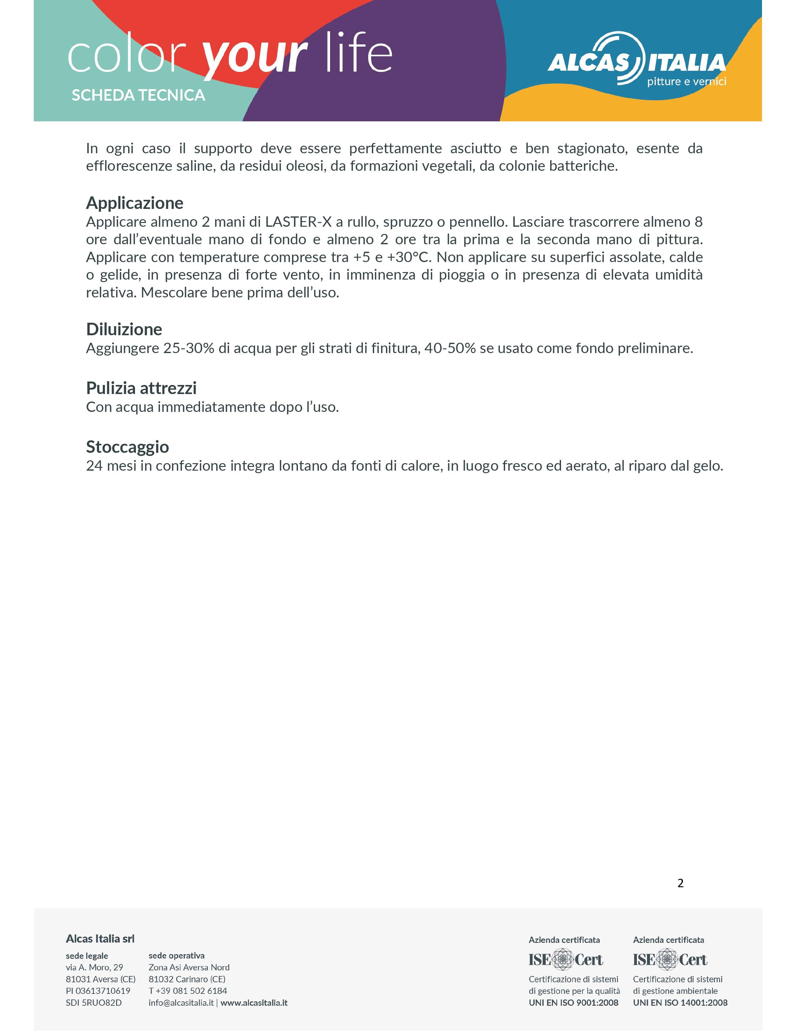 LASTER X - Idropittura Lavabile SuperCoprente Ideale per Cartongesso 14LT - ALCAS