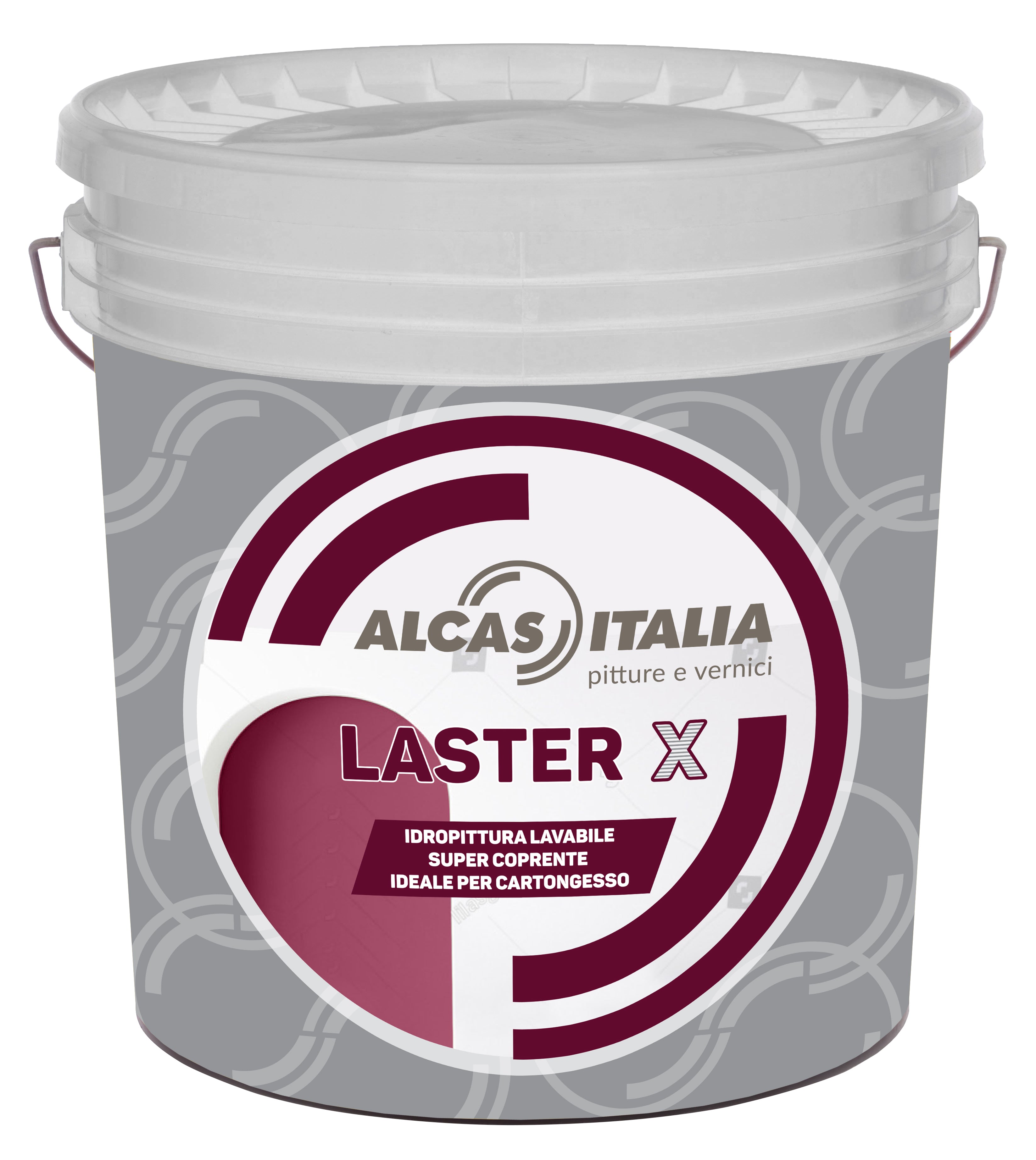 LASTER X - Idropittura Lavabile SuperCoprente Ideale per Cartongesso 5LT - ALCAS
