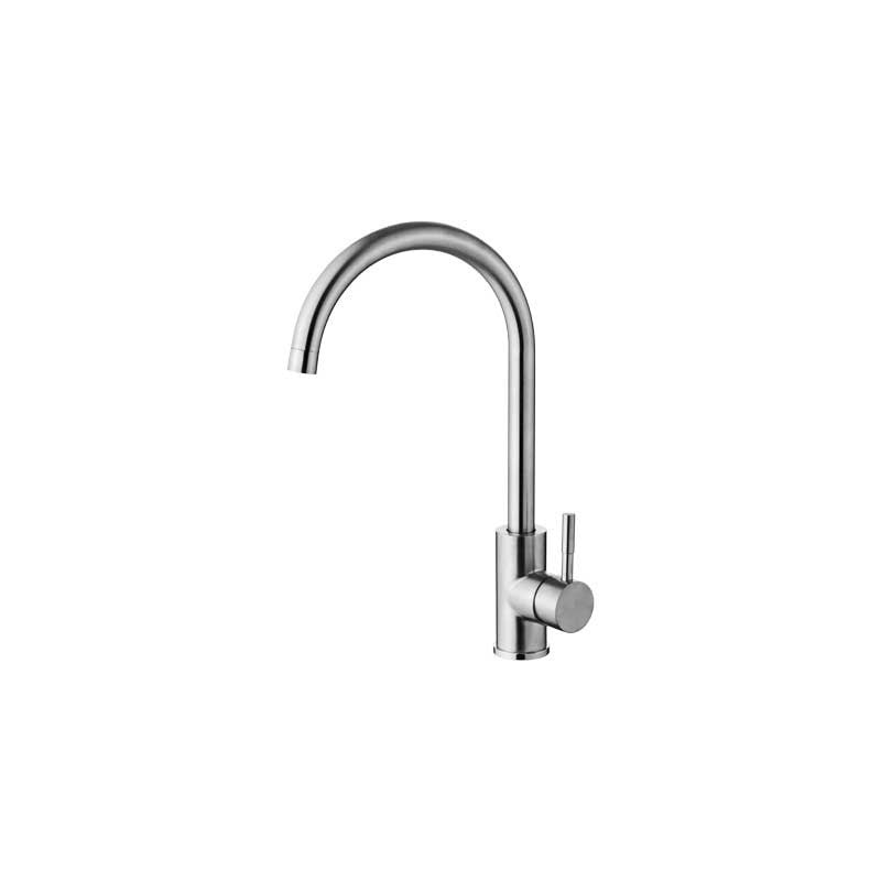 Ideal Star - MONOCOMANDO LAVELLO INOX BOCCA L