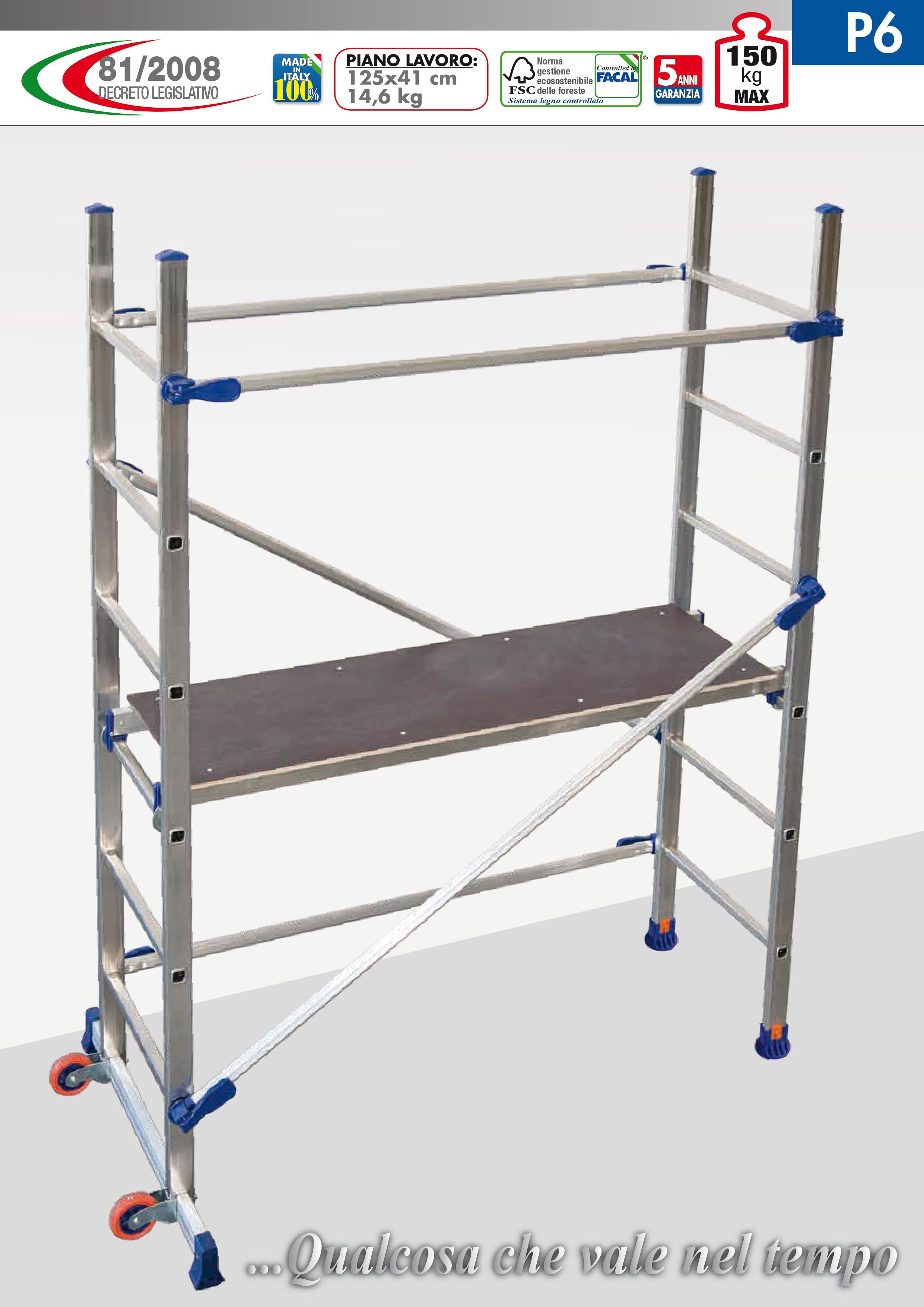 TRABATTELLI ALLUMINIO FACAL P6 UTILITY PLUS 189X146X58