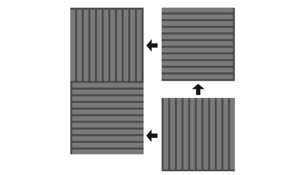 DOGA ARD - SERIE QUADRO LA1320-60 su PET 6009 - Rovere Sbiancato 6832 - BOX: 4PZ