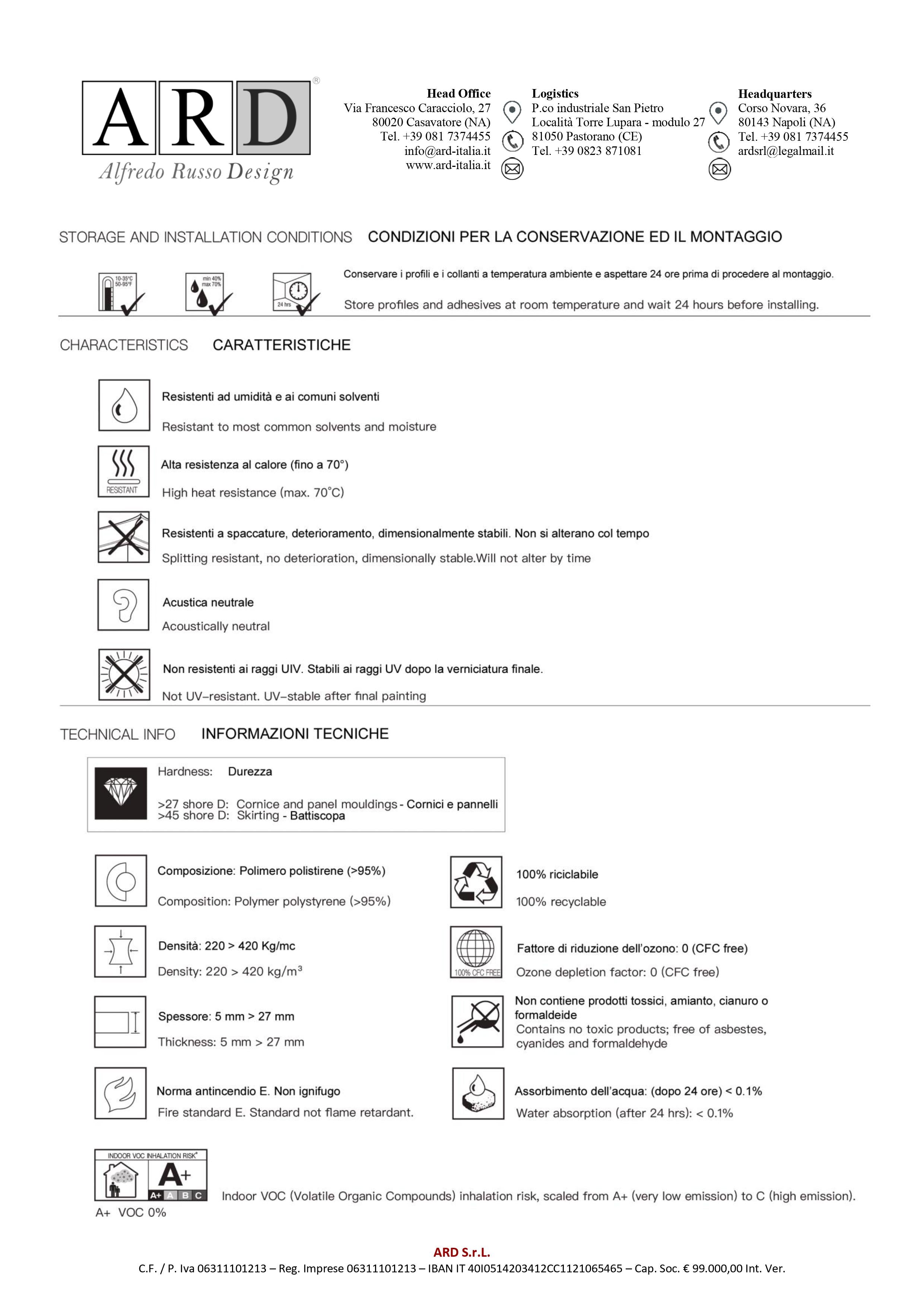 PROFILO ARD - BATTISCOPA SERIE LUCE JX200 2000x100x18mm