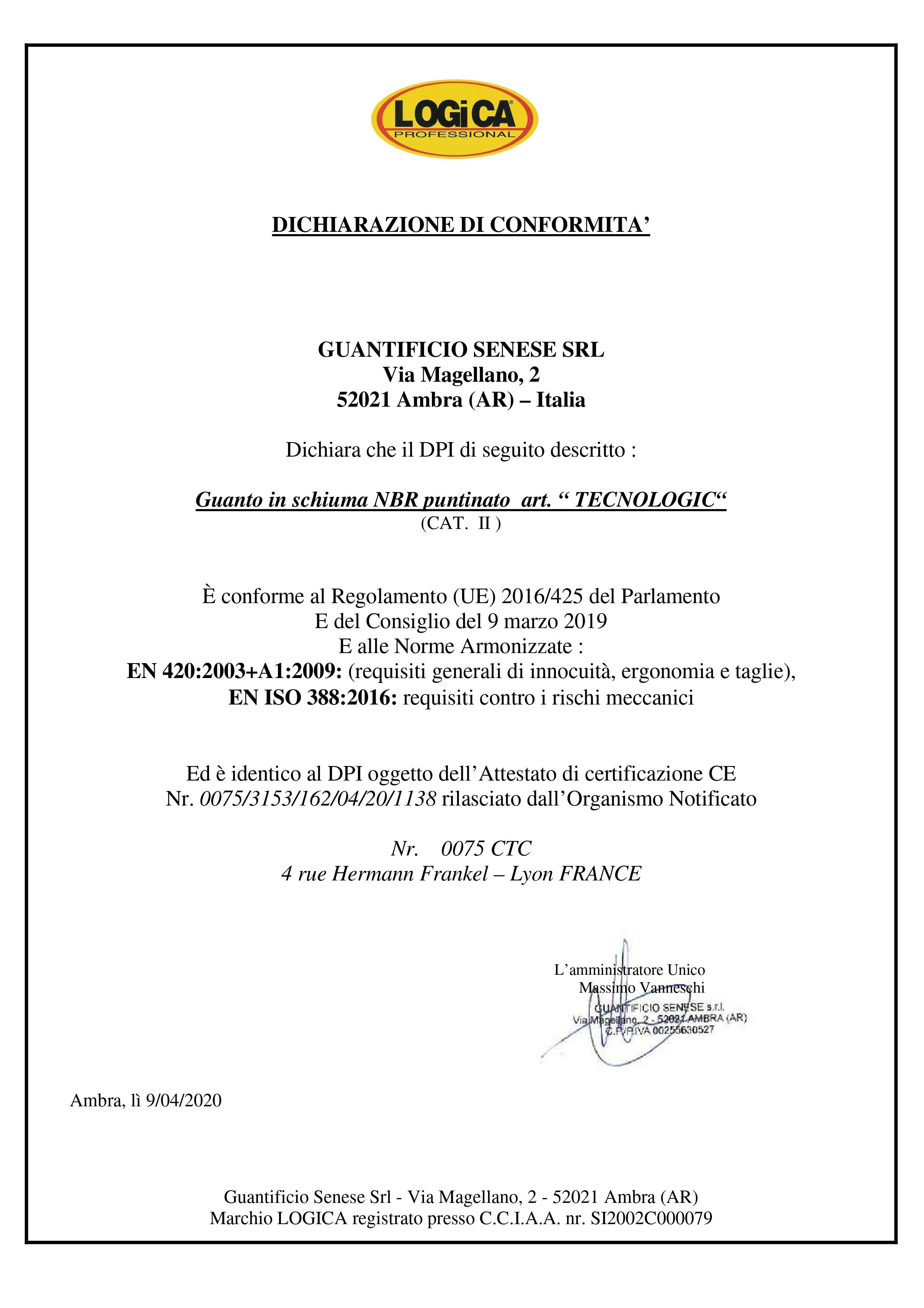 LOGICA - GUANTI Mod: TECNOLOGIC