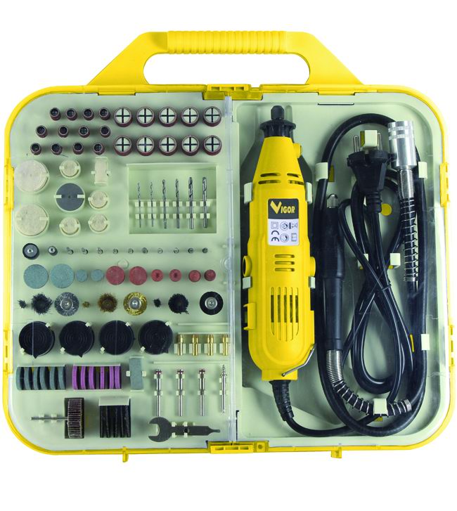 MULTIUTENSILI VIGOR VUM-165 KIT 165 PZ 130 WATT