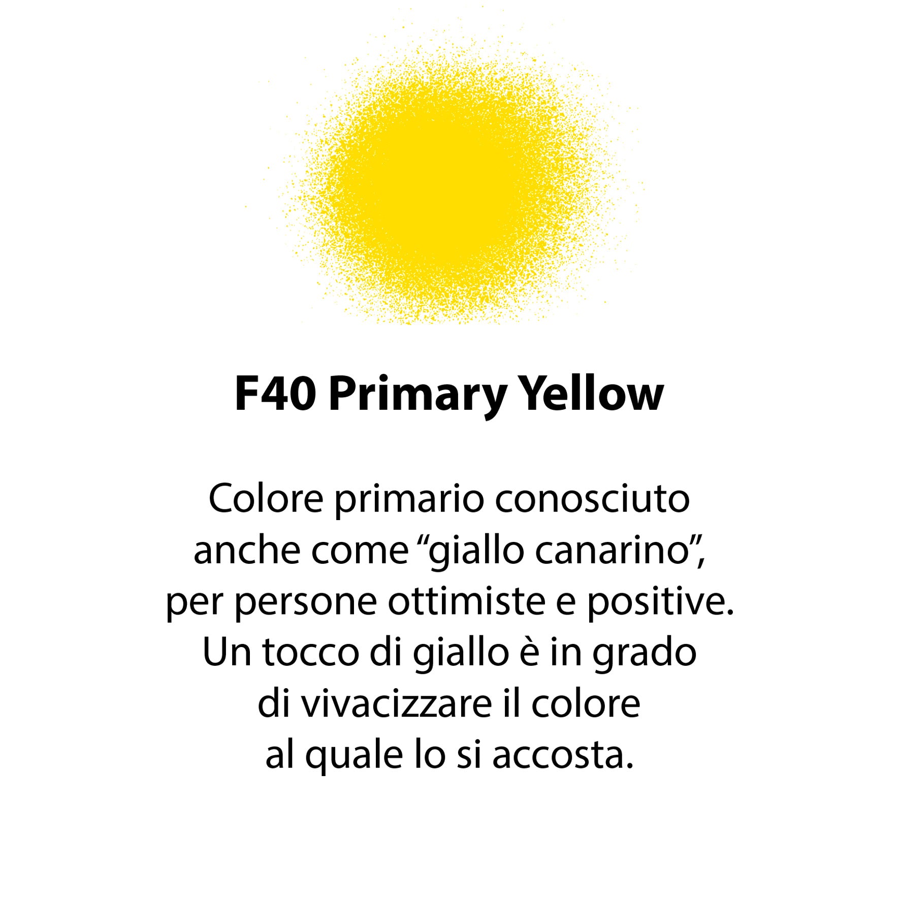 SPRAY FLEUR PRIMARY YELLOW F40 CHALKY LOOK A BASE MINERALE ML.300