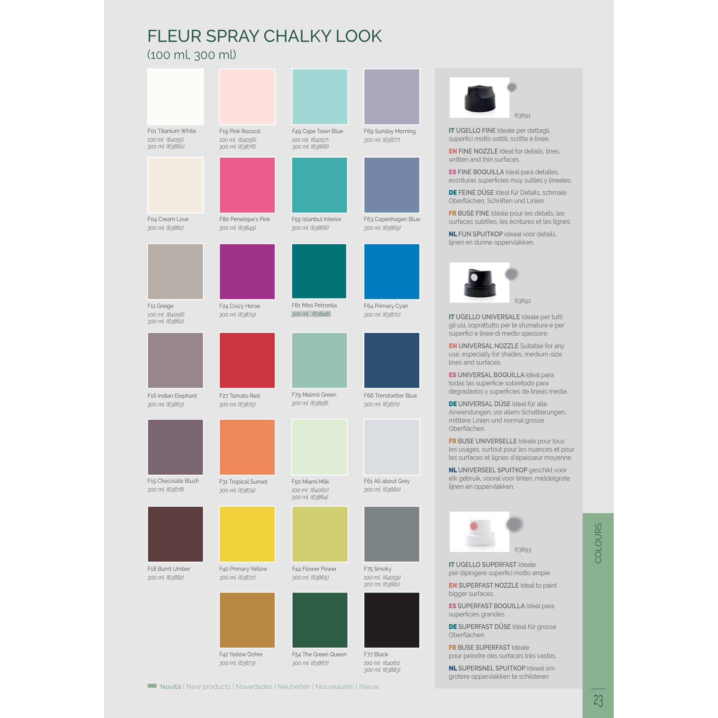 SPRAY FLEUR INDIAN ELEPHANT F16 CHALKY LOOK A BASE MINERALE ML.300