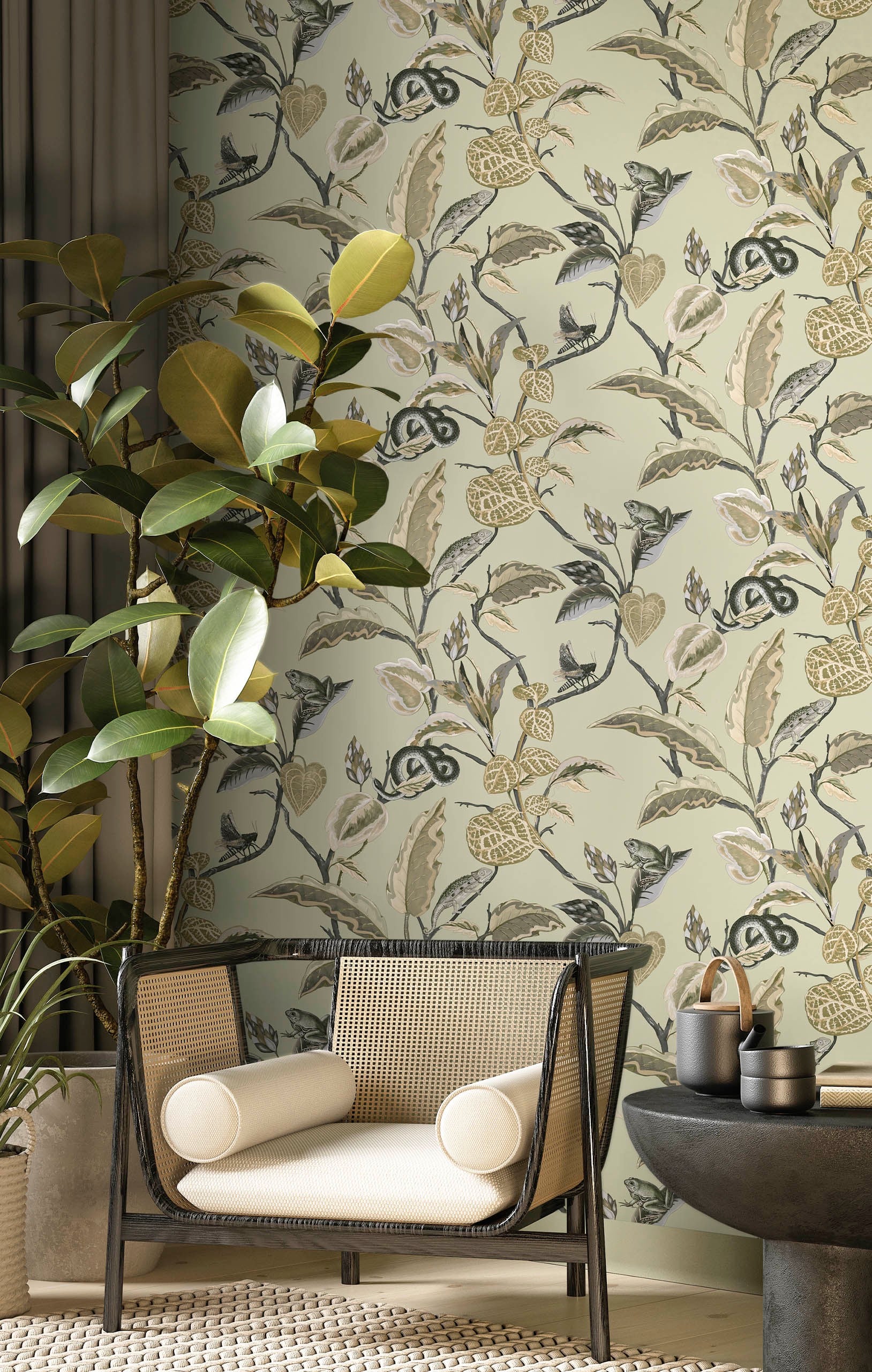 Carta da Parati Botany House Cristiana Masi Wallpaper cod.15509
