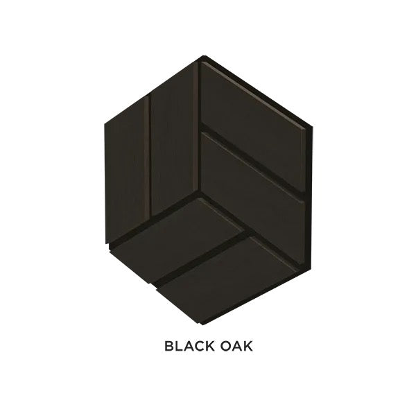 Pannello Acustico Esagonale in MDF 300x260 mm - Light Walnut