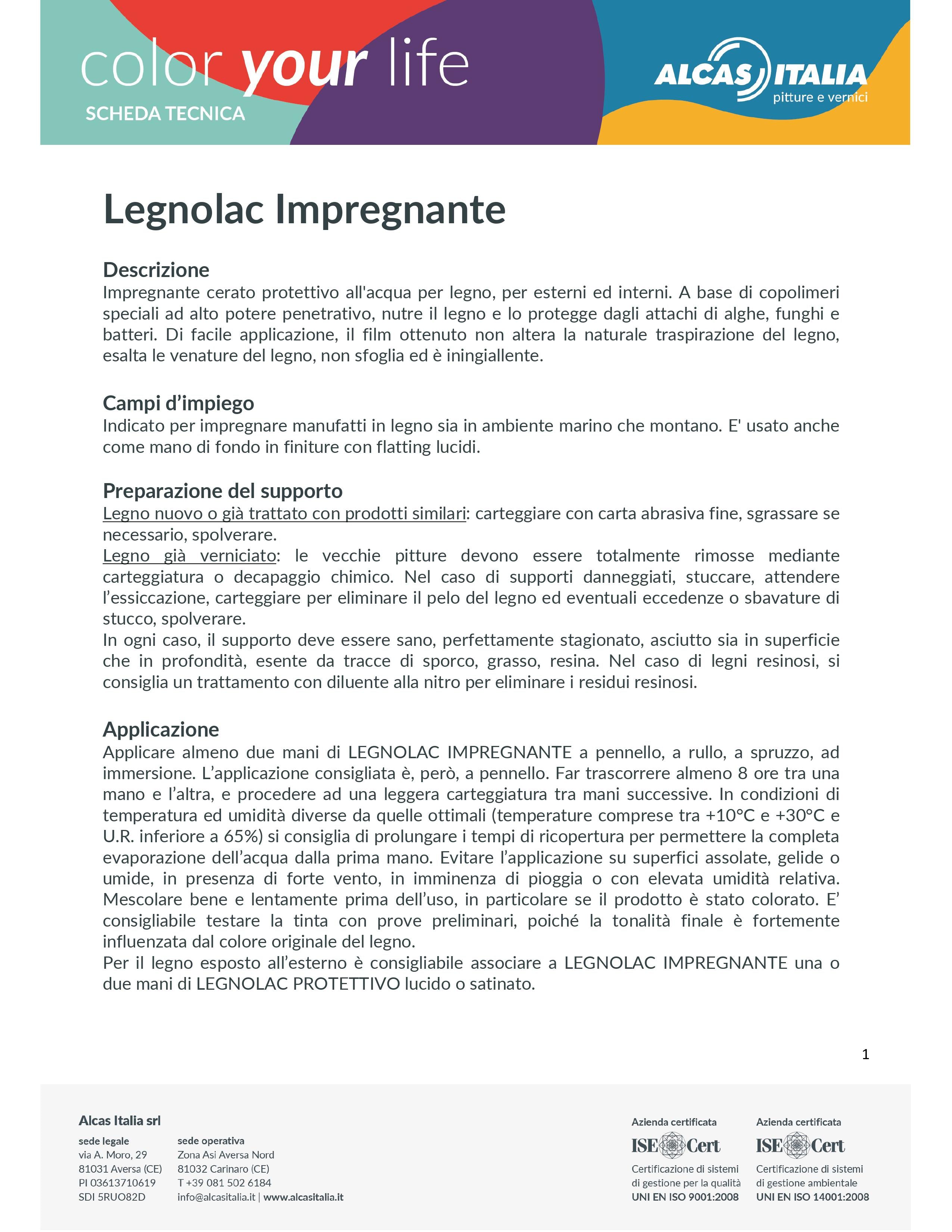 Legnolac Impregnante Cerato 0,75LT