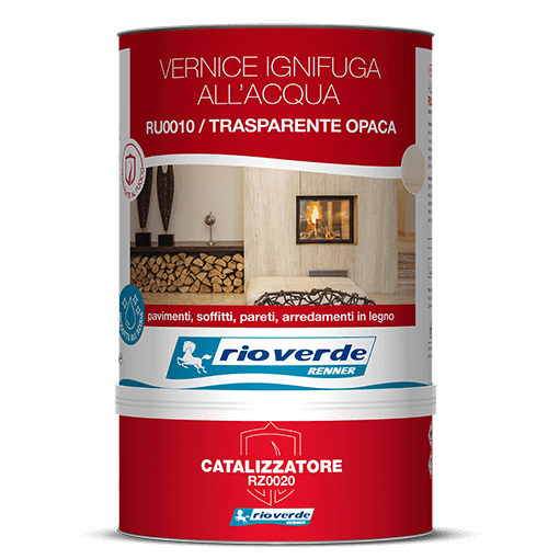 Rio Verde Kit vernice ignifuga RU 0010 + RZ 0020 LT.3