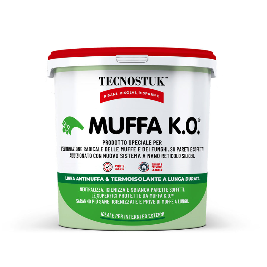TECNOSTUCK MUFFFA K.O. Pittura antimuffa per interni ed esterni